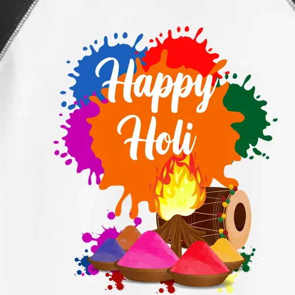 Happy Holi Family Cool Holi Festival Outfit Gift Toddler Fine Jersey T-Shirt