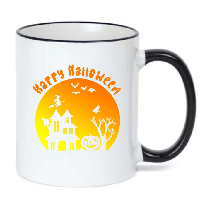 Happy Halloween Festive Spooky Black Color Changing Mug