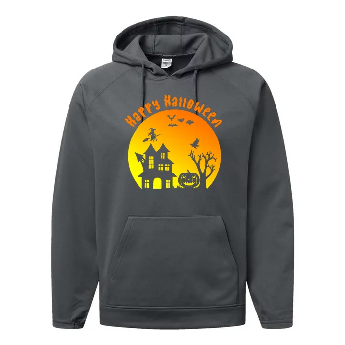 Happy Halloween Festive Spooky Performance Fleece Hoodie