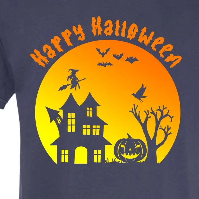 Happy Halloween Festive Spooky Garment-Dyed Heavyweight T-Shirt