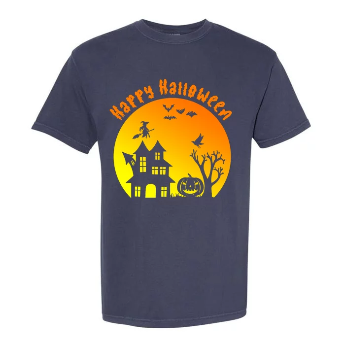 Happy Halloween Festive Spooky Garment-Dyed Heavyweight T-Shirt