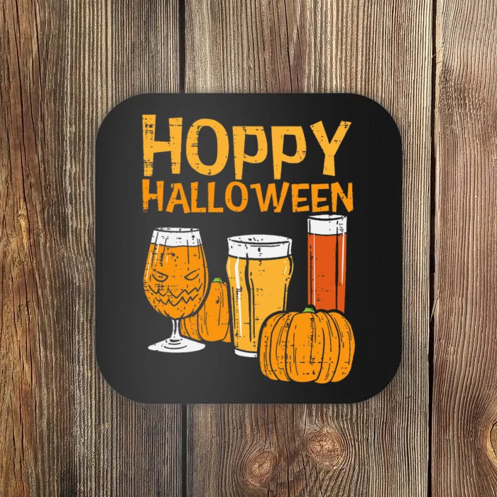 Hoppy Halloween Funny Dad Halloween Beer Grandpa Uncle Coaster