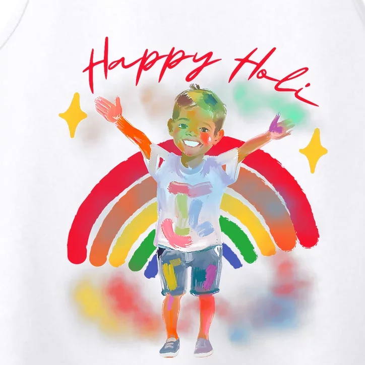 Happy Holi Festival Family Outfit India Hindu Performance Tank