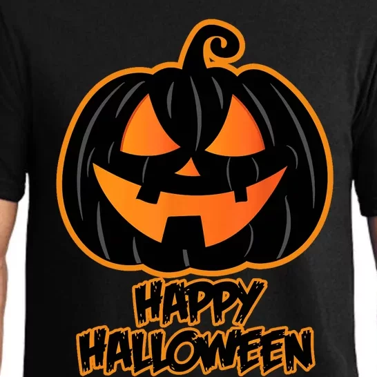 Happy Halloween For And Wo Pumpkin Halloween Pajama Set