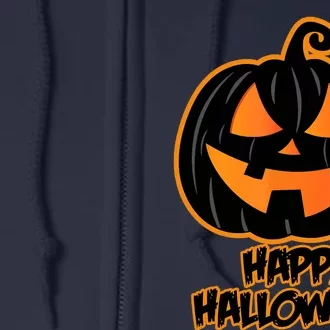 Happy Halloween For And Wo Pumpkin Halloween Full Zip Hoodie