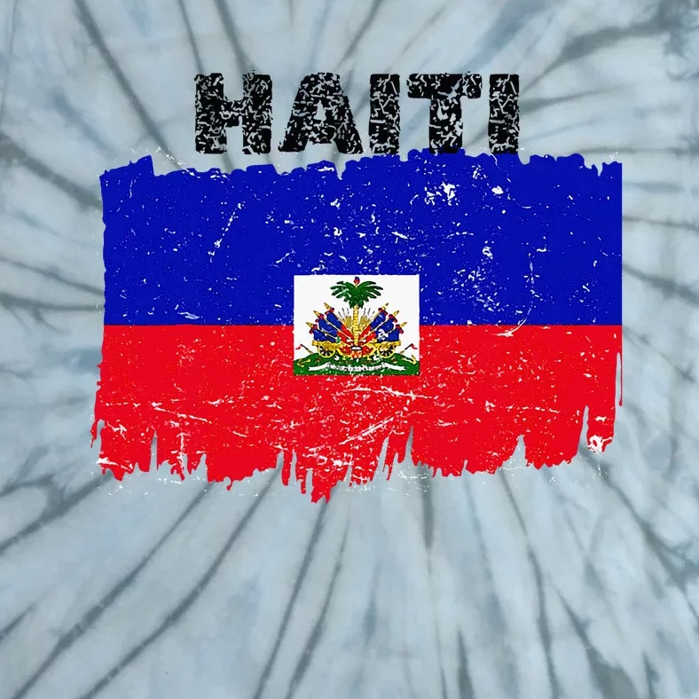 Haiti Haitian Flag Day Haitian Pride Tie-Dye T-Shirt