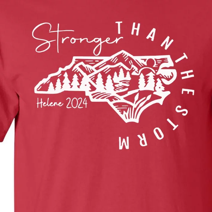 Hurricane Helene Flooding Fundraiser For Western North Carolina Appalachia Tall T-Shirt