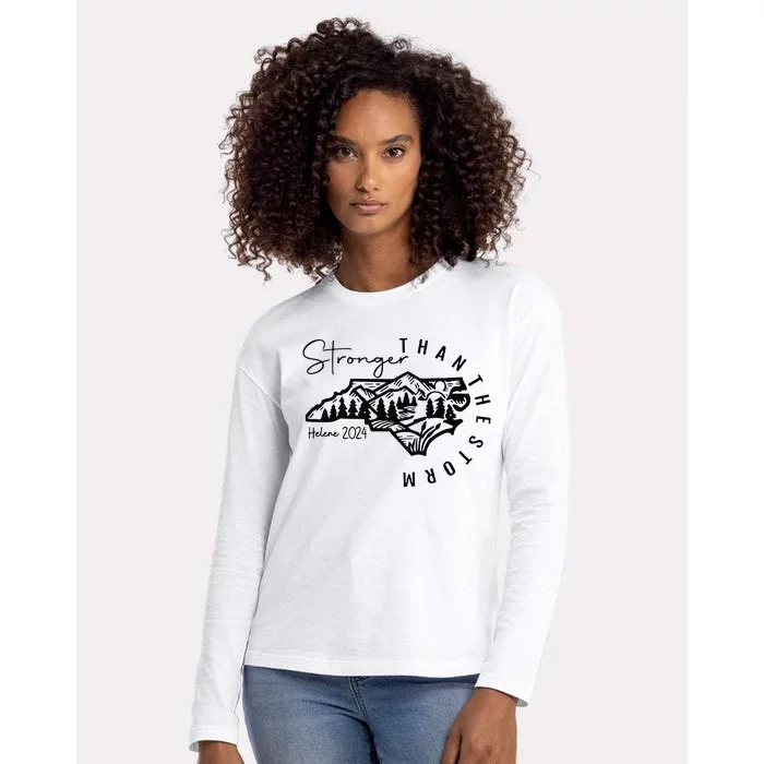 Hurricane Helene Flooding Fundraiser For Western North Carolina Appalachia Womens Cotton Relaxed Long Sleeve T-Shirt