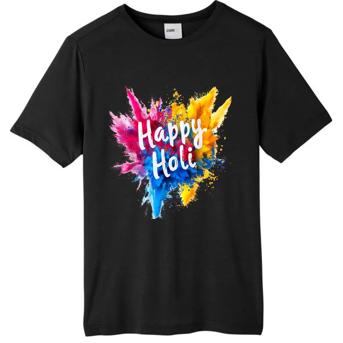 Happy Holi For Color India Hindu Gifts ChromaSoft Performance T-Shirt