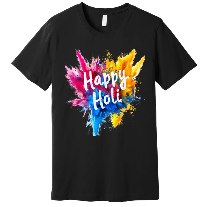 Happy Holi For Color India Hindu Gifts Premium T-Shirt