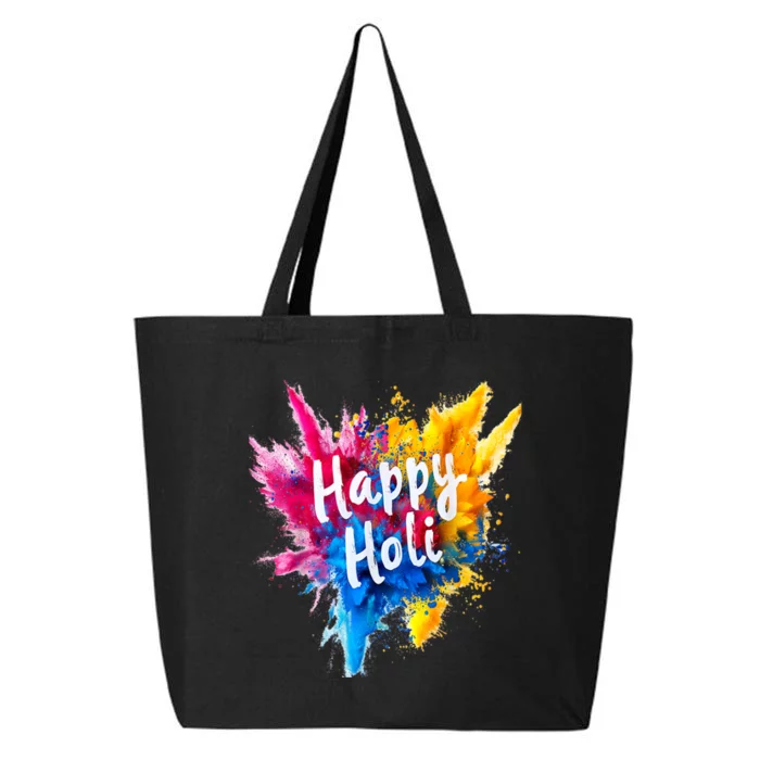 Happy Holi For Color India Hindu Gifts 25L Jumbo Tote