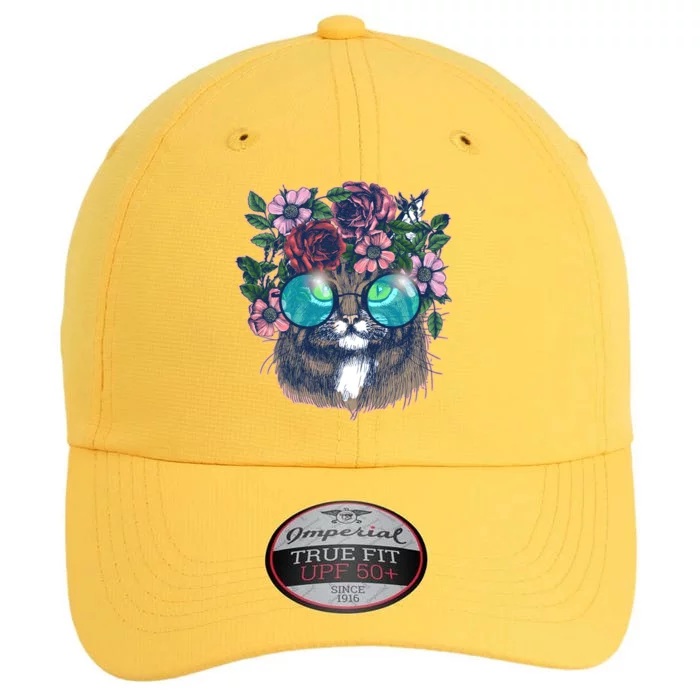 Hippy Hipster Flower Crown Cat The Original Performance Cap