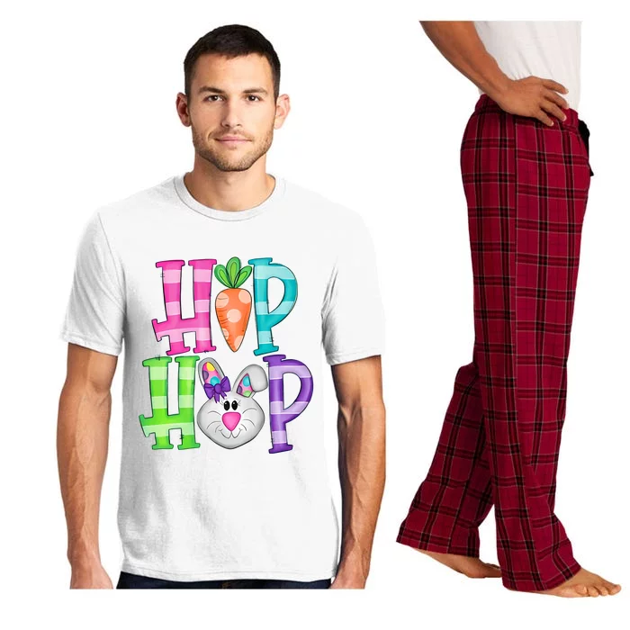 Hip Hop Funny Easter Day Easter Egg Bunny Gift Idea Pajama Set