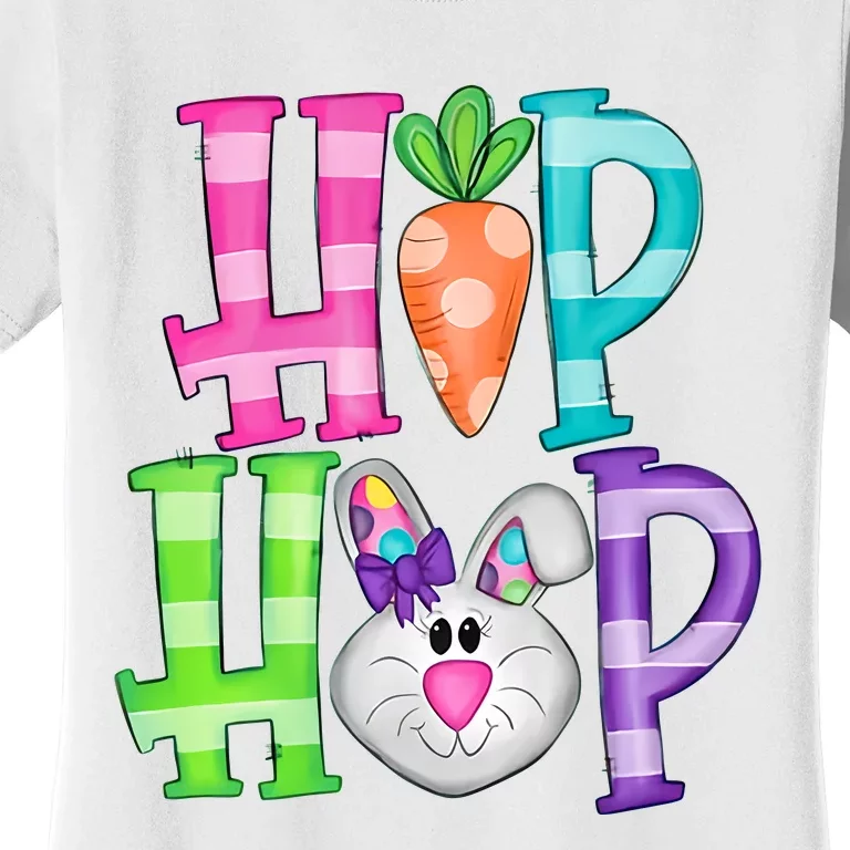 Hip Hop Funny Easter Day Easter Egg Bunny Gift Idea Women's T-Shirt