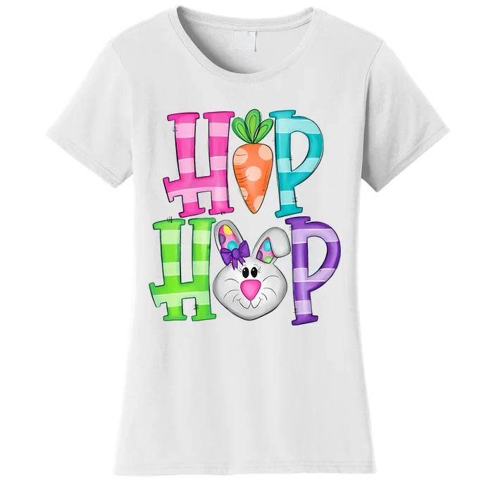 Hip Hop Funny Easter Day Easter Egg Bunny Gift Idea Women's T-Shirt