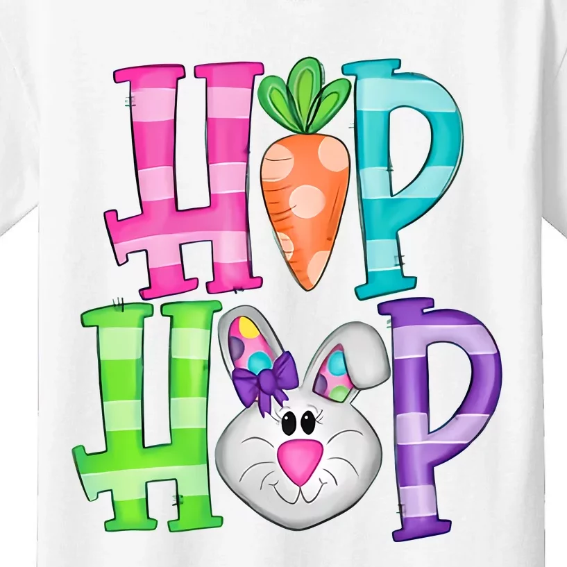 Hip Hop Funny Easter Day Easter Egg Bunny Gift Idea Kids T-Shirt