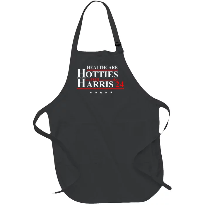 Healthcare Hotties For Harris 24 Design Full-Length Apron With Pocket