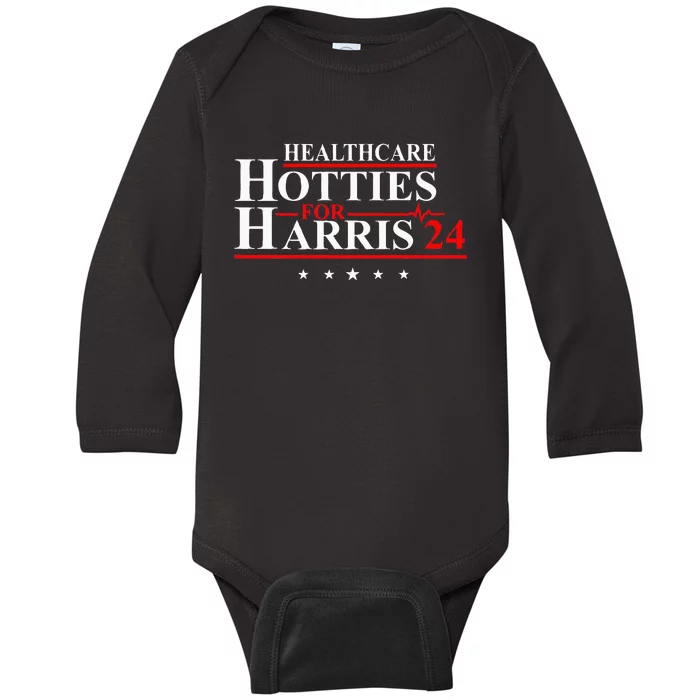 Healthcare Hotties For Harris 24 Design Baby Long Sleeve Bodysuit