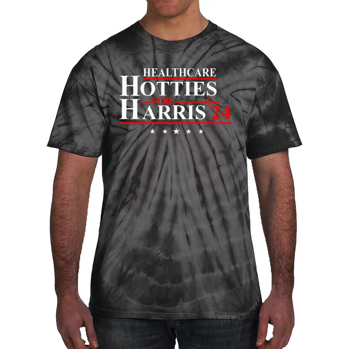 Healthcare Hotties For Harris 24 Design Tie-Dye T-Shirt