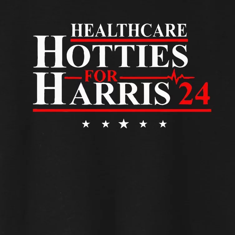 Healthcare Hotties For Harris 24 Design Women's Crop Top Tee