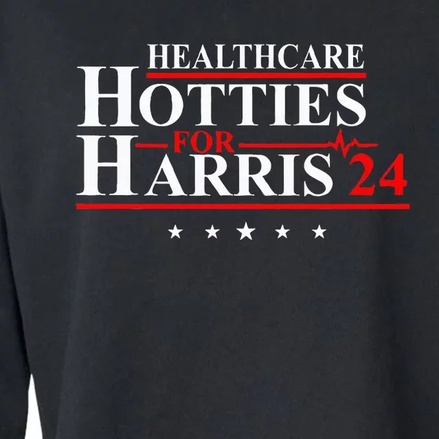 Healthcare Hotties For Harris 24 Design Cropped Pullover Crew