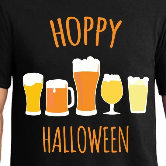 Hoppy Halloween Funny Halloween Beer Drinking Gift Pajama Set