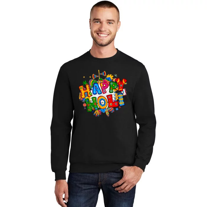 Happy Holi Festival Colors India Hindu Sweatshirt