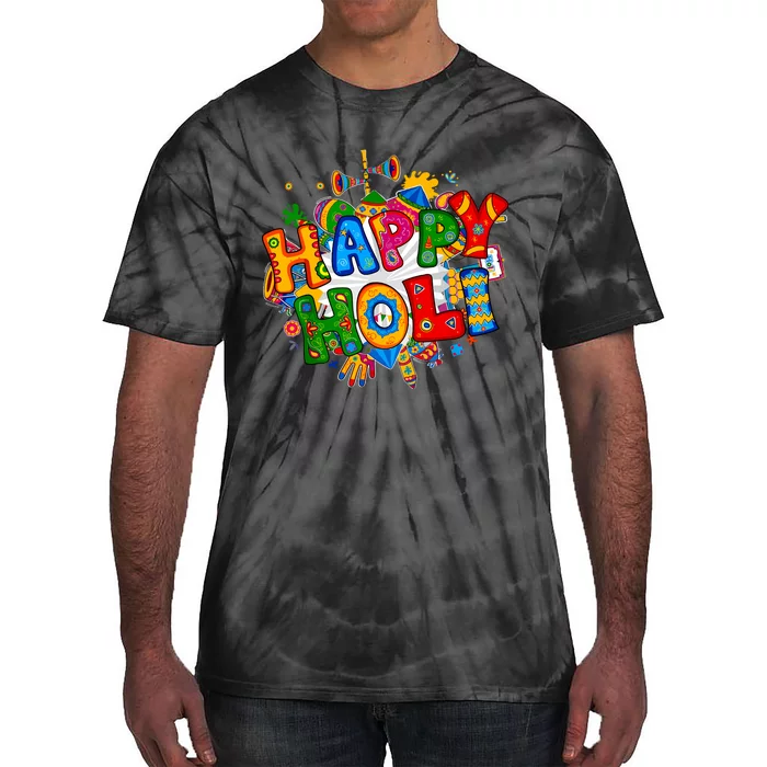 Happy Holi Festival Colors India Hindu Tie-Dye T-Shirt