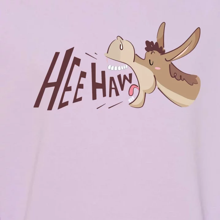 Hee Haw Funny Donkey Laughs Garment-Dyed Sweatshirt