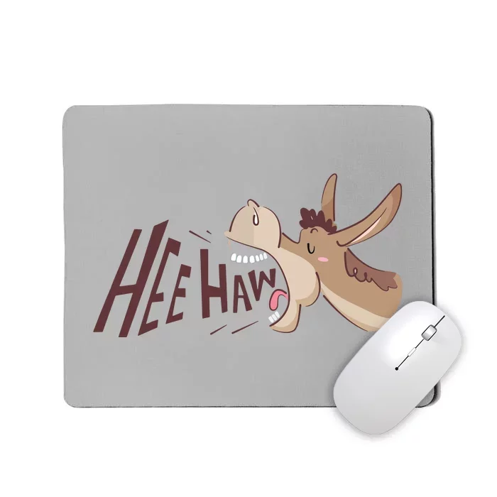 Hee Haw Funny Donkey Laughs Mousepad