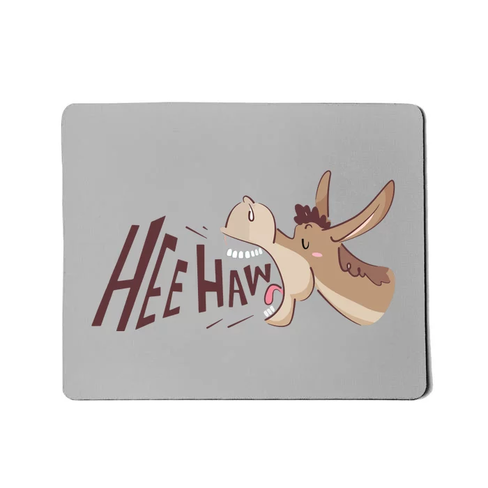 Hee Haw Funny Donkey Laughs Mousepad