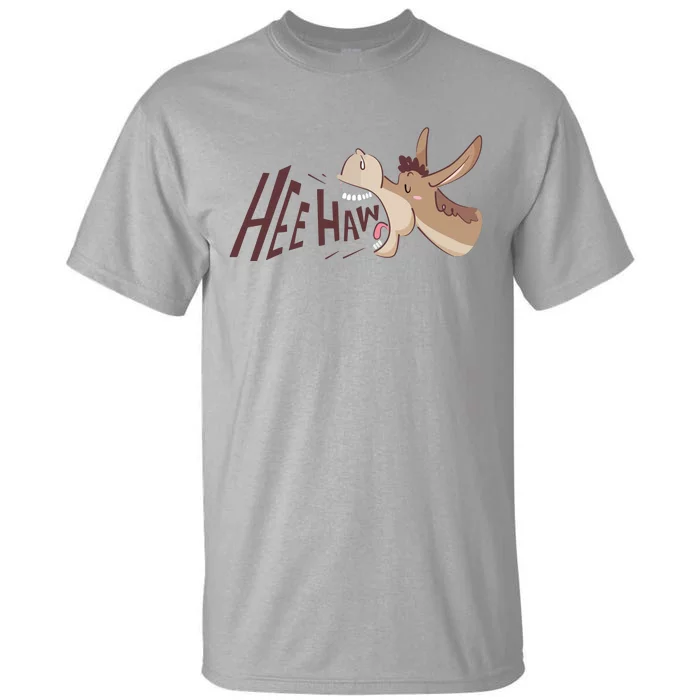 Hee Haw Funny Donkey Laughs Tall T-Shirt