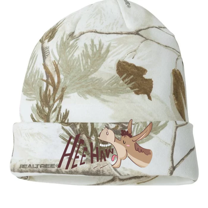 Hee Haw Funny Donkey Laughs Kati - 12in Camo Beanie