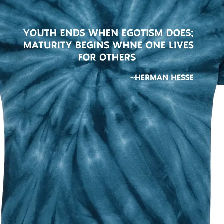 Hermann Hesse Gertrude Book Quote Kids Tie-Dye T-Shirt