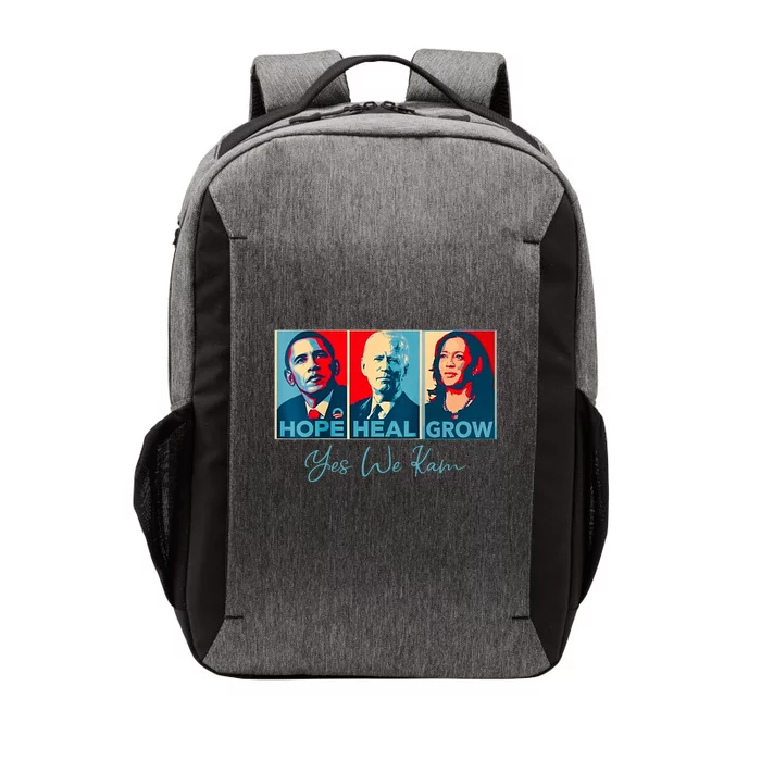 Hope Heal Grow Yes We Kam President Democrat Election Vector Backpack