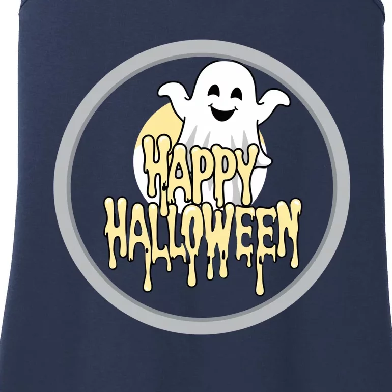 Happy Halloween Ghost Cute And Spooky Ladies Essential Tank