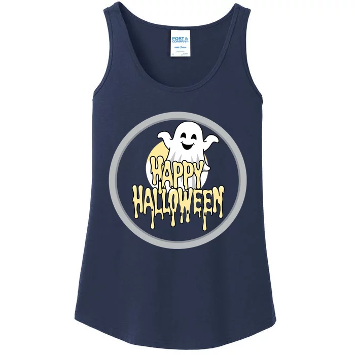 Happy Halloween Ghost Cute And Spooky Ladies Essential Tank