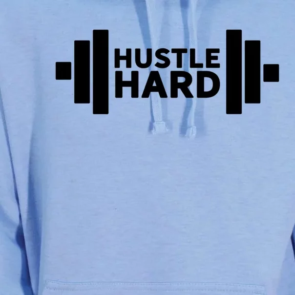 Hustle Hard Gym Rat Workout Gains Heavy Lifting Muscle Build Gift Unisex Surf Hoodie