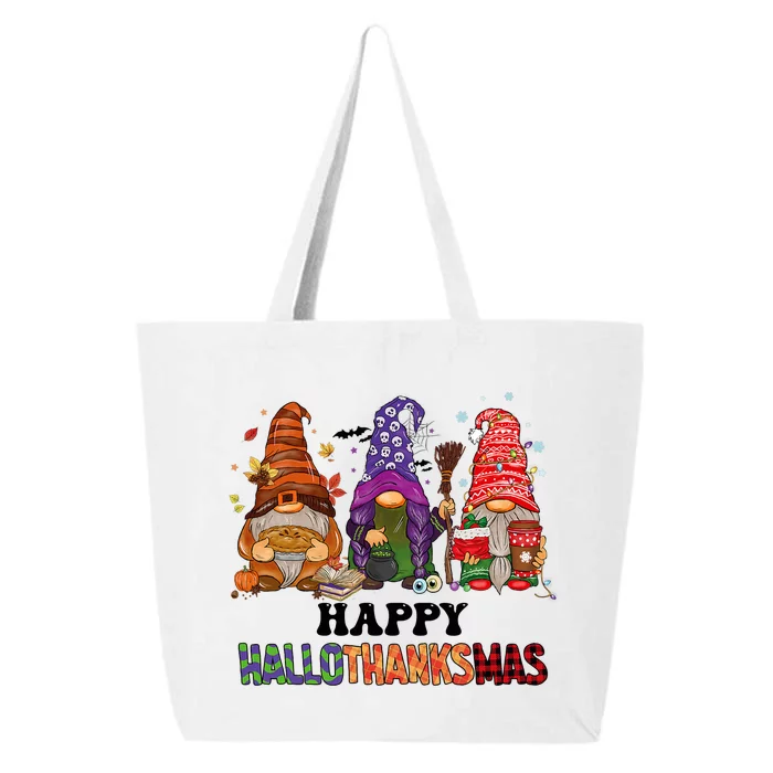 Happy Hallothanksmas Gnomes 25L Jumbo Tote