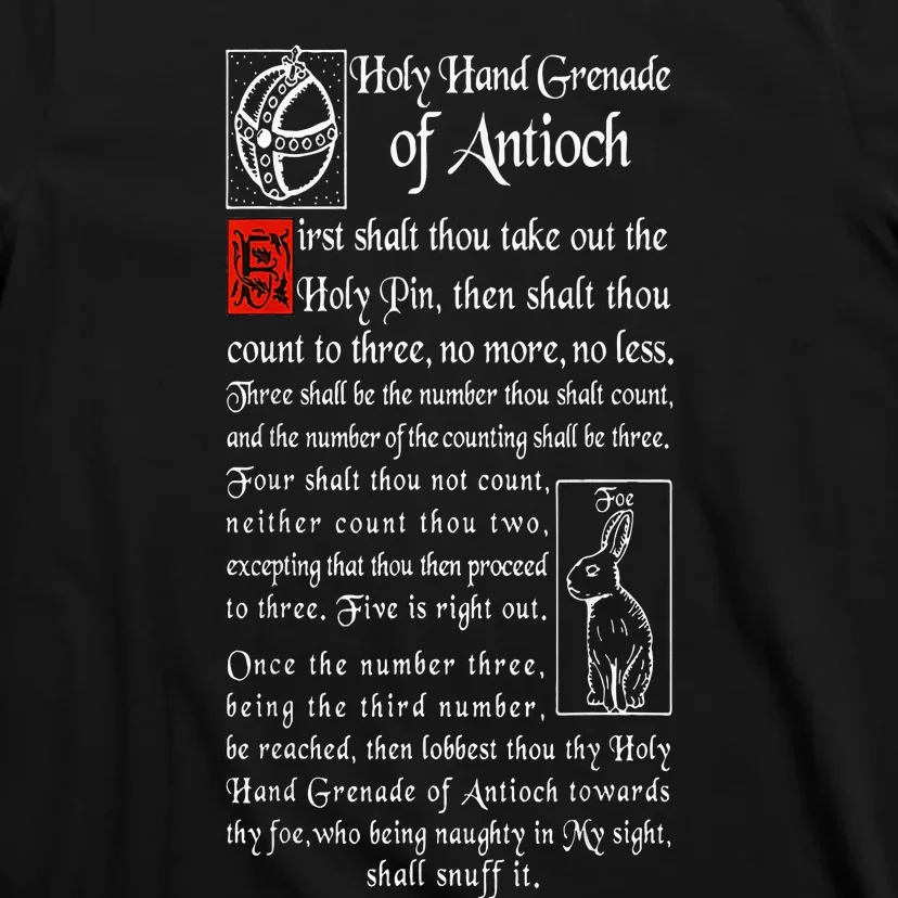 Holy Hand Grenade Of Antioch T-Shirt