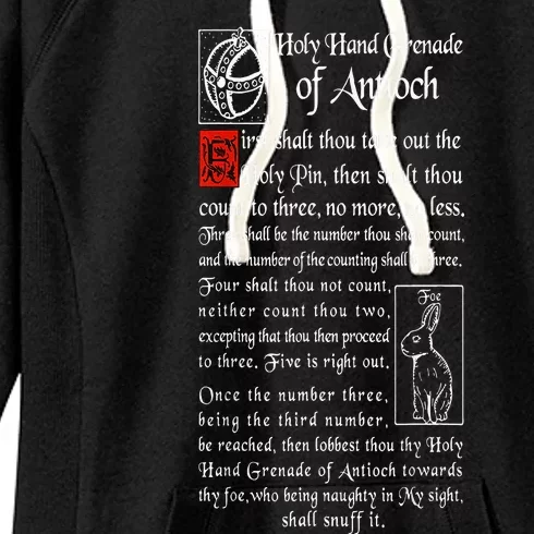 Holy Hand Grenade Of Antioch Women's Fleece Hoodie