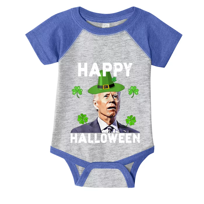 Happy Halloween Gift Funny Joe Biden St Patrick's Day Gift Vintage Gift Infant Baby Jersey Bodysuit