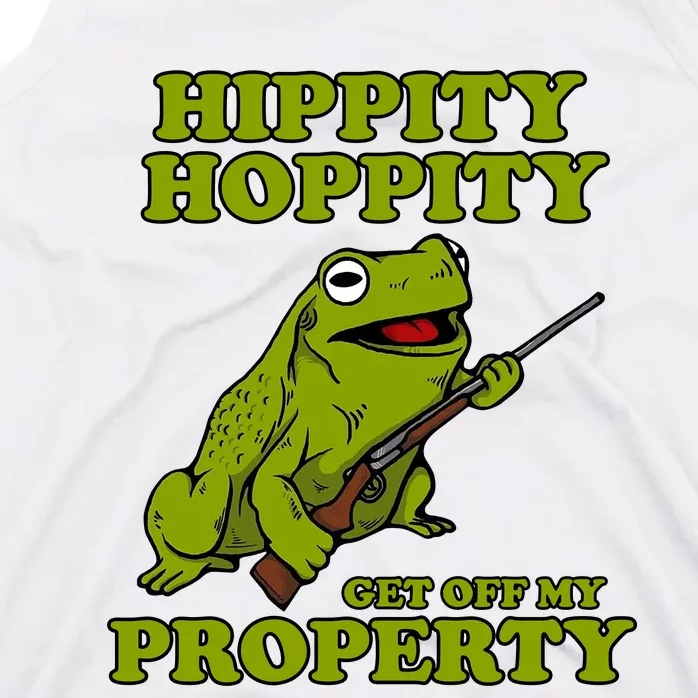 Hippity Hoppity Get Off My Property Frog Tank Top