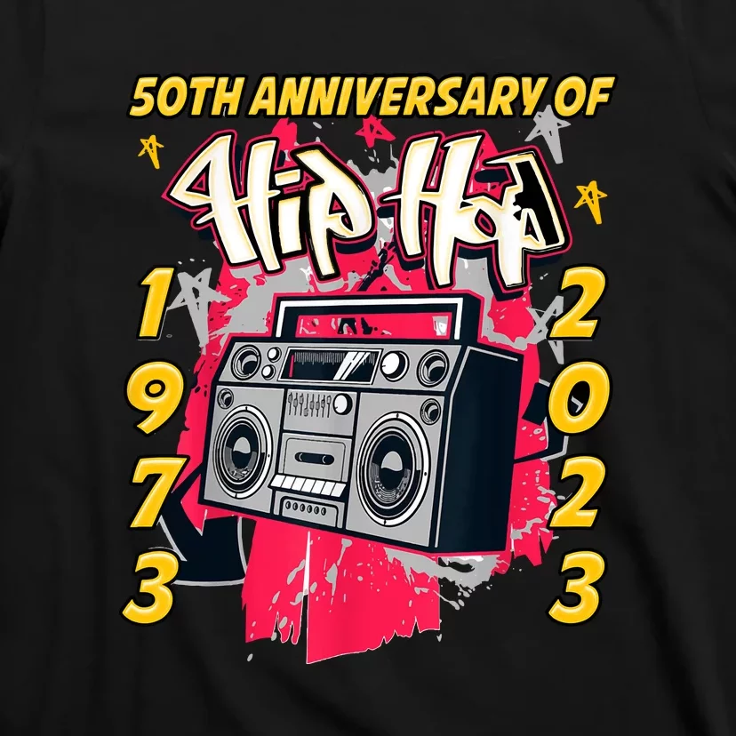 Hip Hop Graffiti Funny 50 Years Old Gift T-Shirt