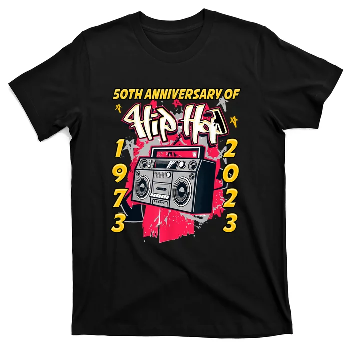 Hip Hop Graffiti Funny 50 Years Old Gift T-Shirt