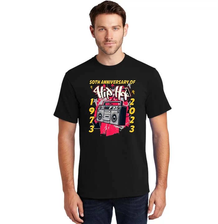 Hip Hop Graffiti Funny 50 Years Old Gift Tall T-Shirt