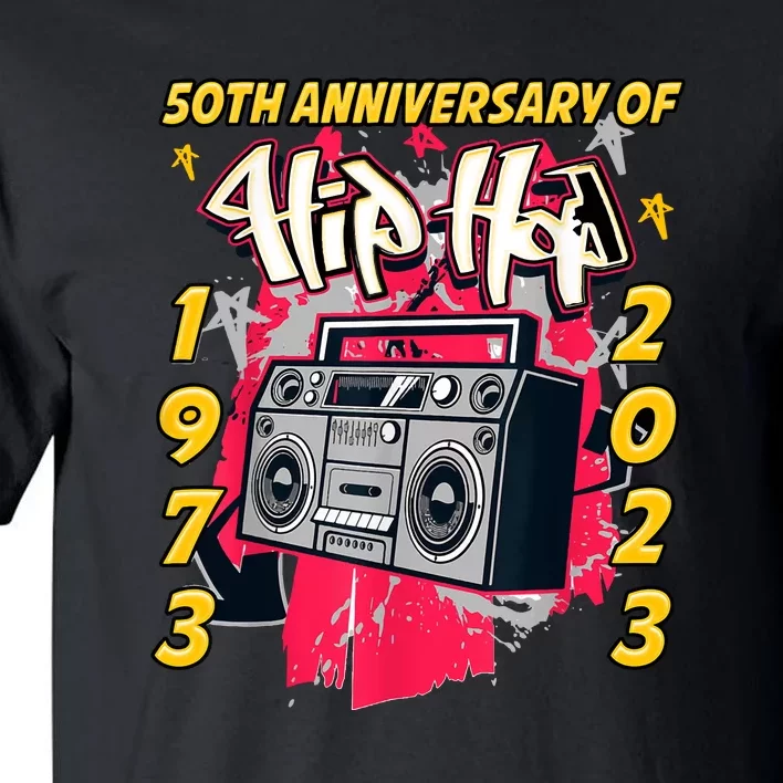 Hip Hop Graffiti Funny 50 Years Old Gift Tall T-Shirt