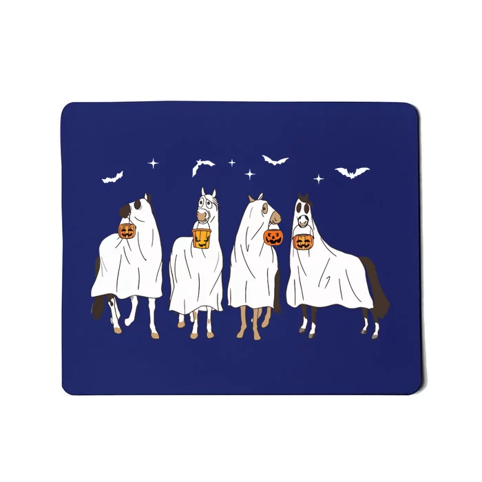 Halloween Horse Ghost Mousepad