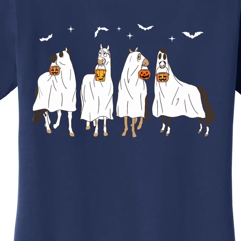 Halloween Horse Ghost Women's T-Shirt