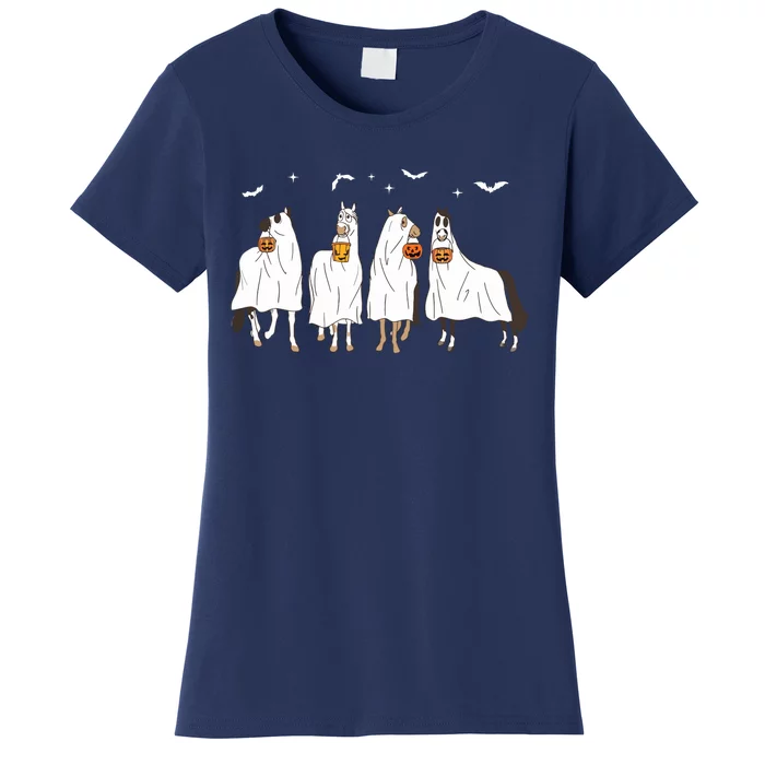 Halloween Horse Ghost Women's T-Shirt